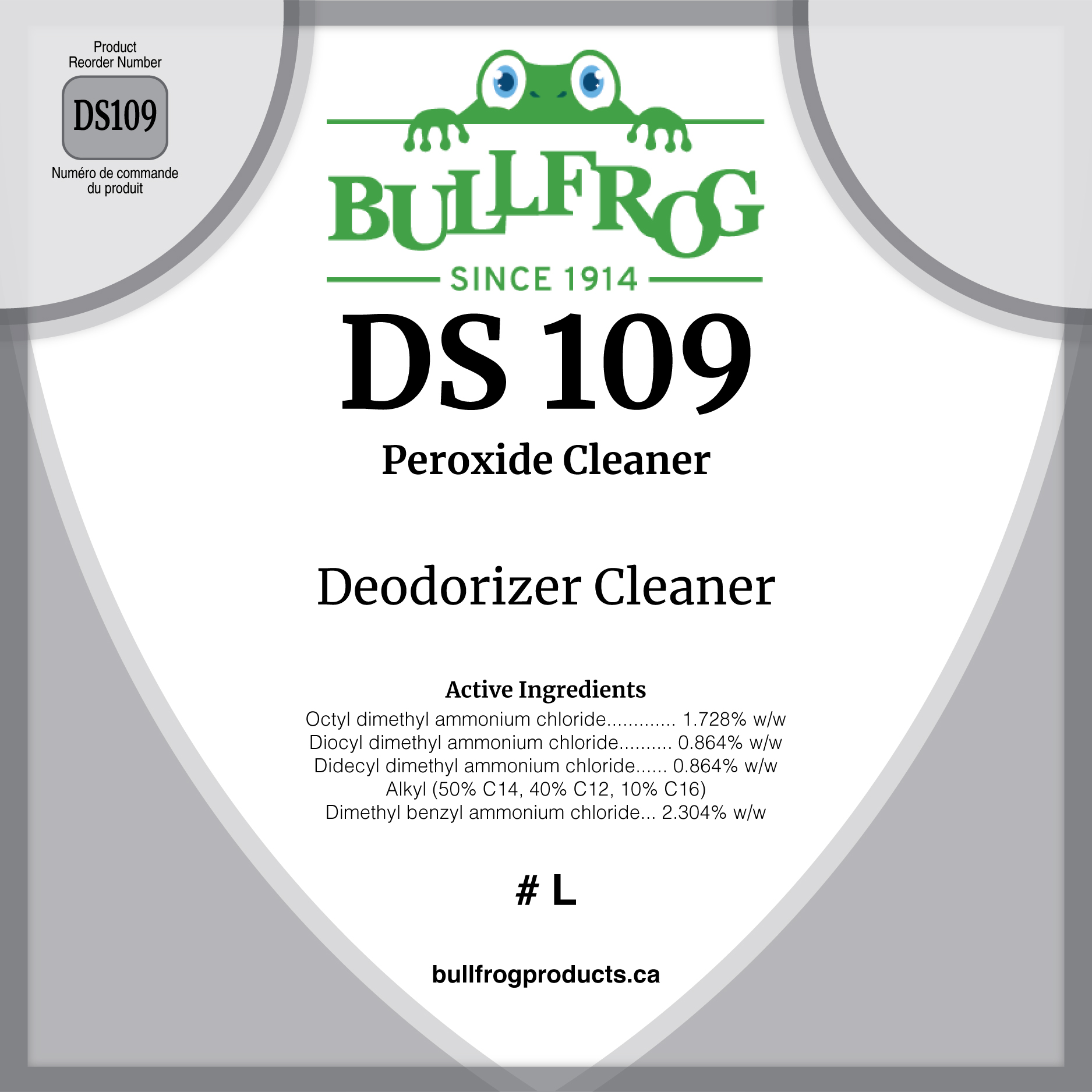 DS 109 front label image